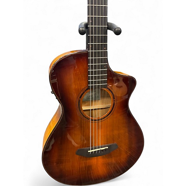 Used Breedlove pursuit ex s concertina TE CE Caramel Burst Acoustic Electric Guitar