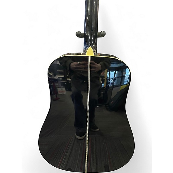 Used Esteban ALC-200 Trans Crimson Red Acoustic Guitar