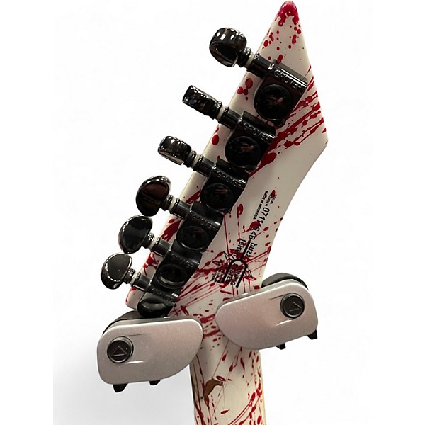 Used Washburn WV-40VASI Blood Spatter Solid Body Electric Guitar