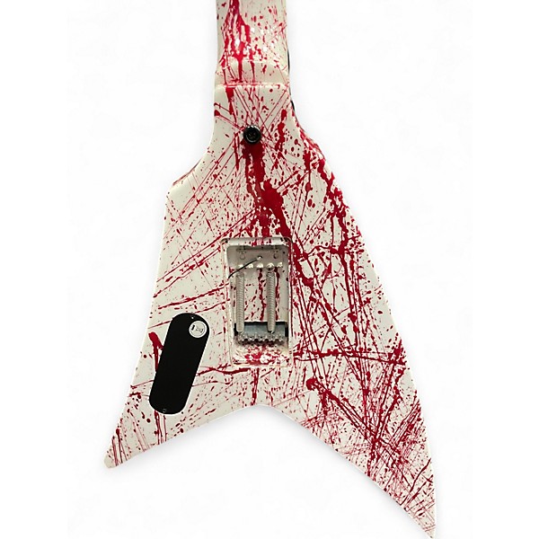 Used Washburn WV-40VASI Blood Spatter Solid Body Electric Guitar