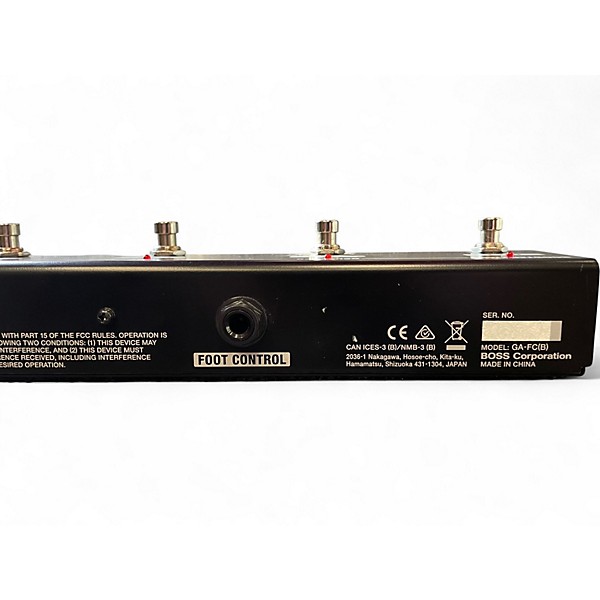 Used BOSS GAFC Footswitch