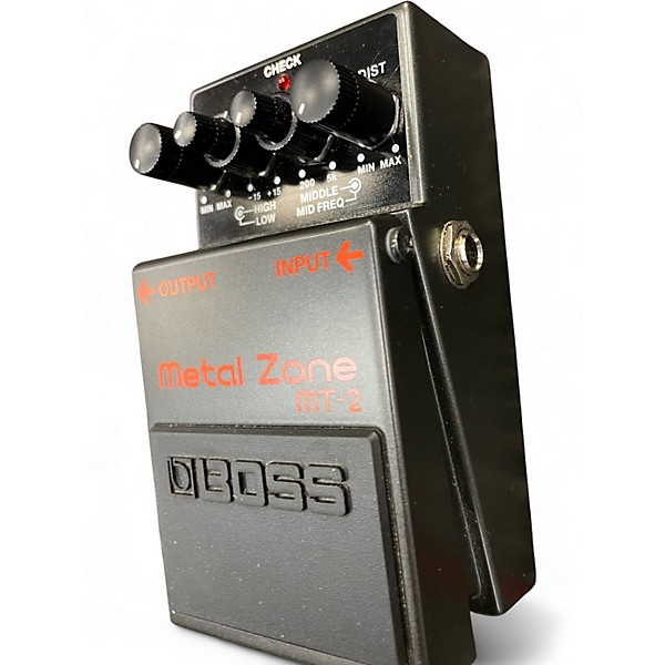Used BOSS MT2 Metal Zone Distortion Effect Pedal