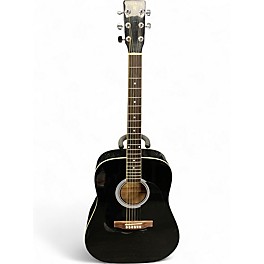 Used Indiana Scout Black Acoustic Guitar