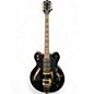 Used Gretsch Guitars G2726TG Black Hollow Body Electric Guitar thumbnail