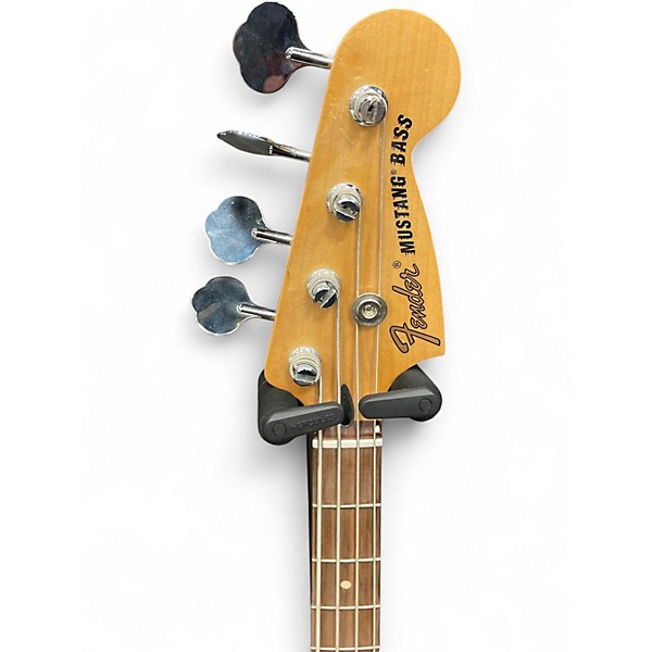 Used Fender Mustang Bass Olympic White Electric Bass Guitar