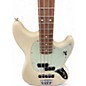 Used Fender Mustang Bass Olympic White Electric Bass Guitar