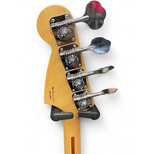 Used Fender Mustang Bass Olympic White Electric Bass Guitar