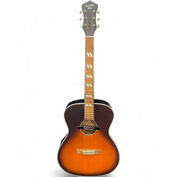 Used Recording King ROS7 Tobacco Sunburst Acoustic Electric Guitar