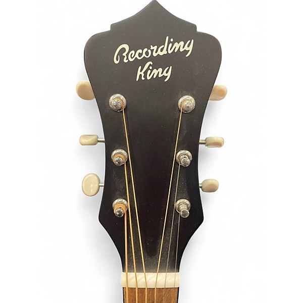 Used Recording King ROS7 Tobacco Sunburst Acoustic Electric Guitar