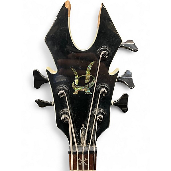 Used Halo Satyr 5 Off White Electric Bass Guitar