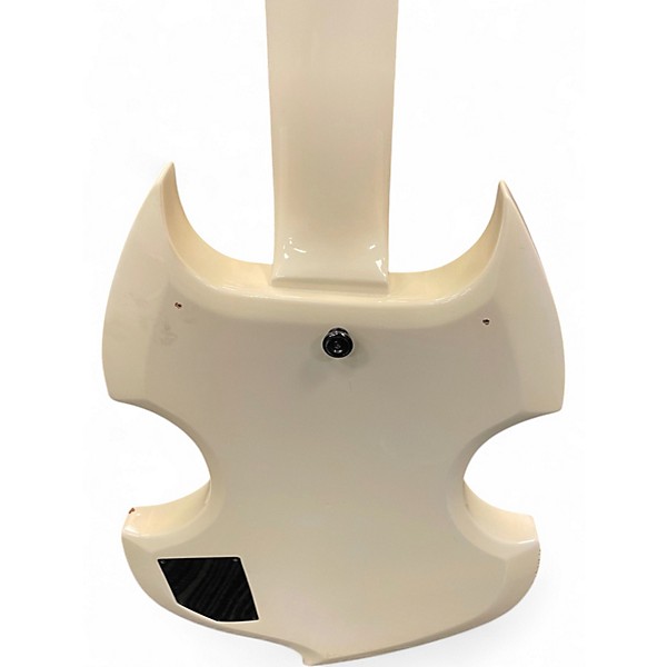 Used Halo Satyr 5 Off White Electric Bass Guitar