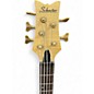 Used Schecter Guitar Research Stiletto Custom 5 String Natural Electric Bass Guitar