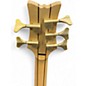Used Schecter Guitar Research Stiletto Custom 5 String Natural Electric Bass Guitar