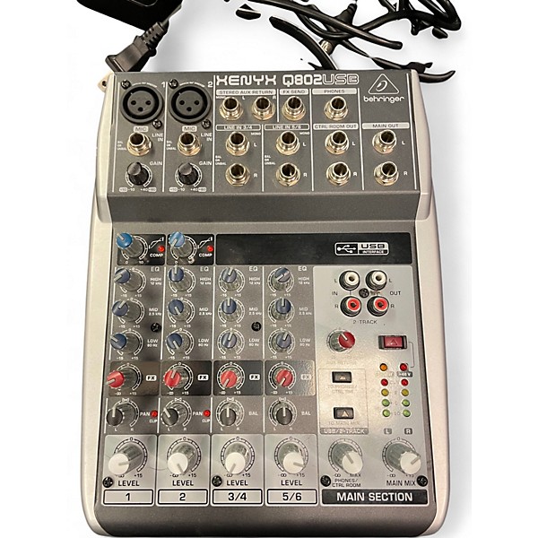 Used Behringer Xenyx Q802USB Unpowered Mixer