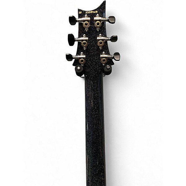 Used 2025 PRS s2 vela semi-hollowbody black rainbow hollow flake Hollow Body Electric Guitar