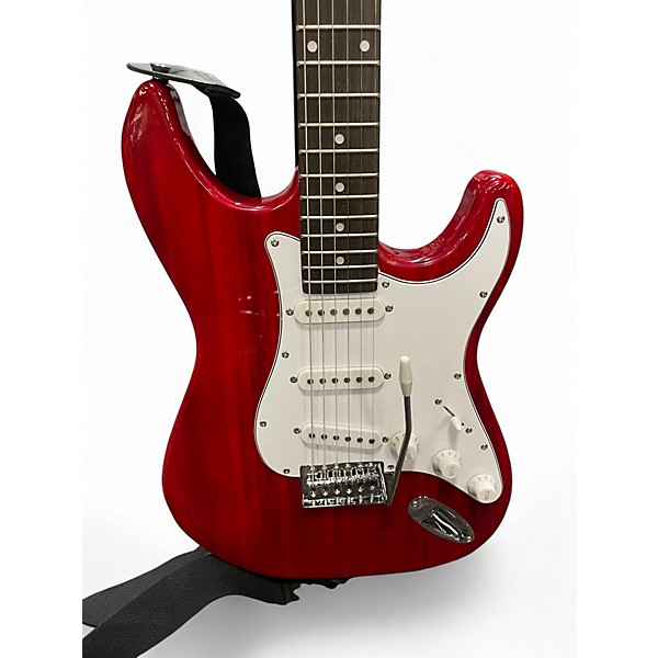Used Grote GT-150 Super Series Strat Red Solid Body Electric Guitar