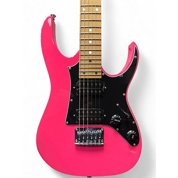 Used Ibanez GDTM21 Mikro HOT PINK Solid Body Electric Guitar