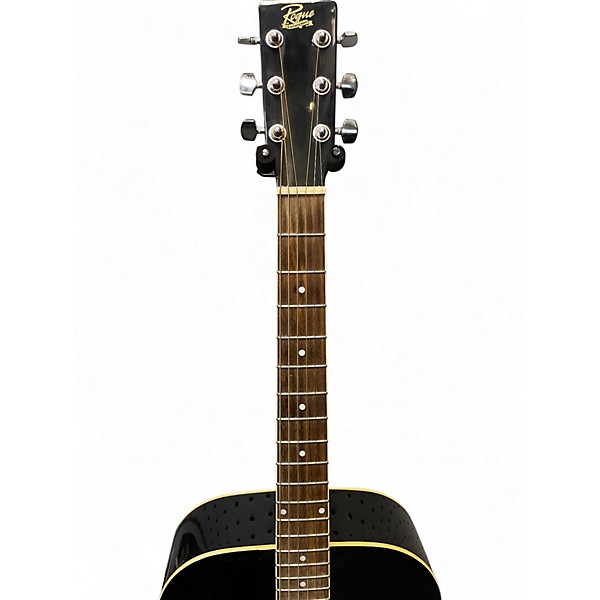 Used Rogue RA-101 Black Acoustic Guitar