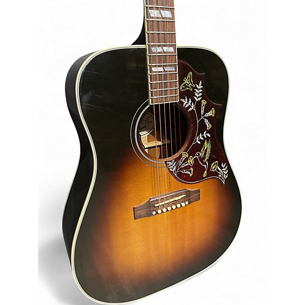 Used Gibson Hummingbird Standard Sunburst Acoustic Electric Guitar