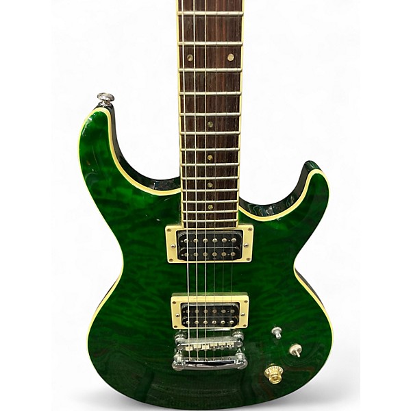 Used Greg Bennett Design by Samick ULTRAMATIC Green Solid Body Electric Guitar