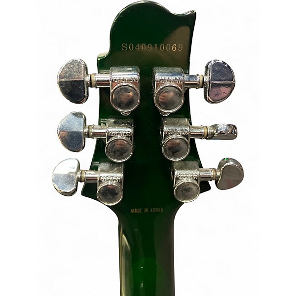 Used Greg Bennett Design by Samick ULTRAMATIC Green Solid Body Electric Guitar