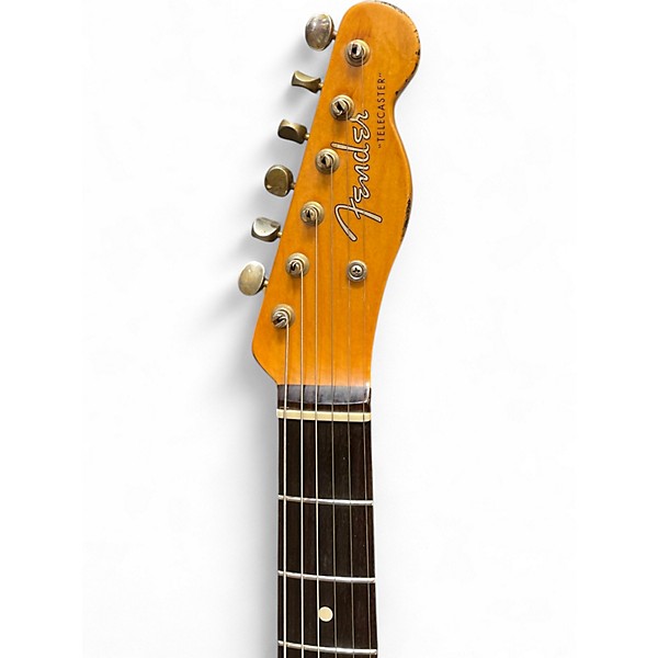 Used Fender TELECASTER JOE STRUMMER WORN BLACK Solid Body Electric Guitar