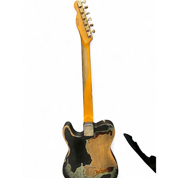 Used Fender TELECASTER JOE STRUMMER WORN BLACK Solid Body Electric Guitar