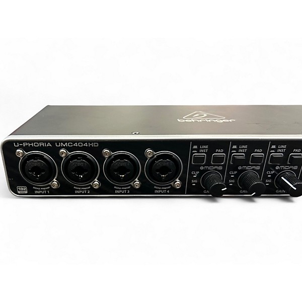 Used Behringer U-Phoria UMC404HD Audio Interface