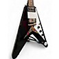 Used Epiphone FLYING V Ebony Solid Body Electric Guitar