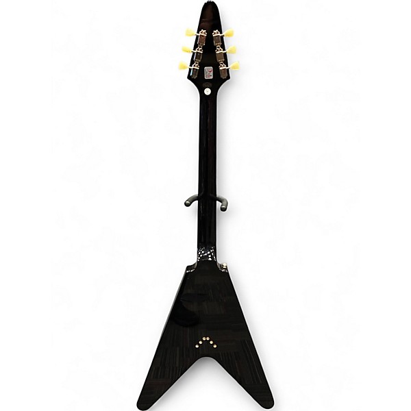 Used Epiphone FLYING V Ebony Solid Body Electric Guitar