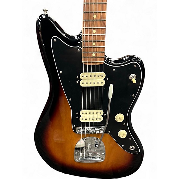 Used Fender Player Jazzmaster 3 Tone Sunburst Solid Body Electric Guitar