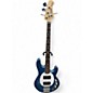 Used Sterling by Music Man Ray4 Blue Electric Bass Guitar thumbnail