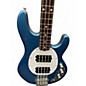 Used Sterling by Music Man Ray4 Blue Electric Bass Guitar