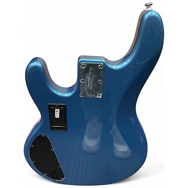 Used Sterling by Music Man Ray4 Blue Electric Bass Guitar