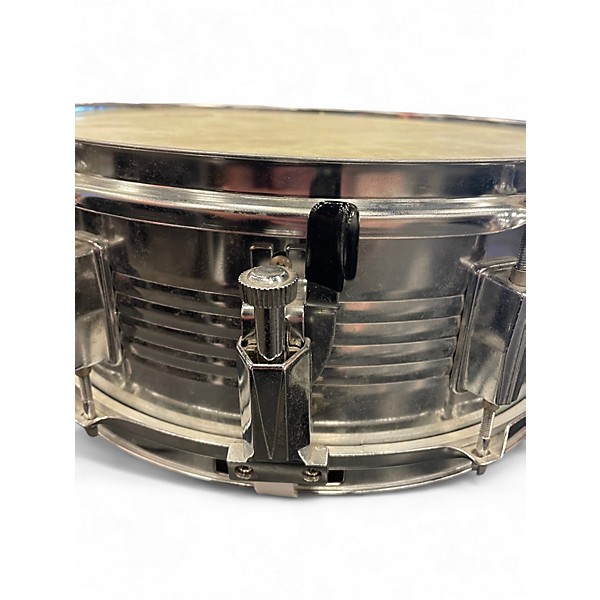 Used Percussion Plus 14in STEEL SNARE Silver Drum