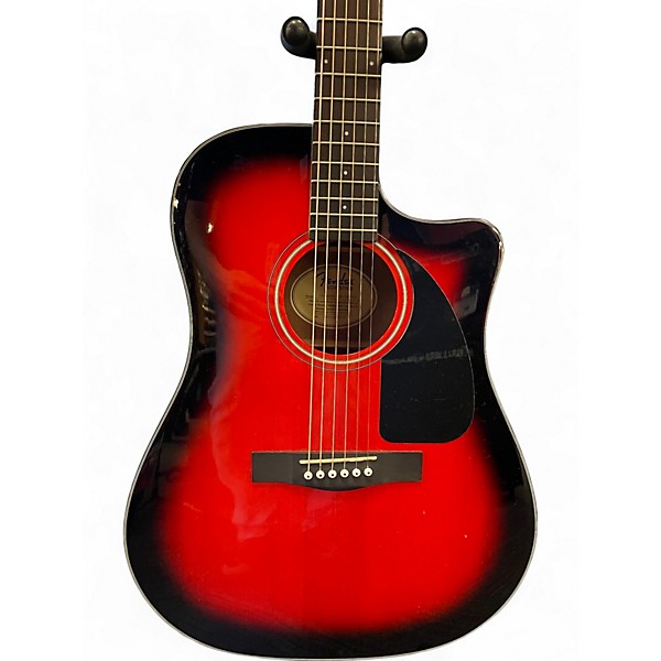 Used Fender CD60CE Dreadnought 2 Tone Sunburst Acoustic Electric Guitar