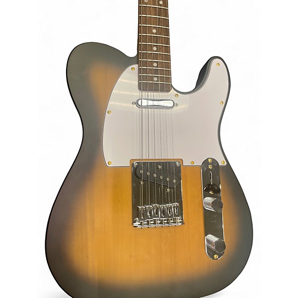 Used Squier Debut Telecaster 2 Tone Sunburst Solid Body Electric Guitar