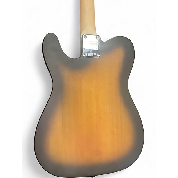 Used Squier Debut Telecaster 2 Tone Sunburst Solid Body Electric Guitar