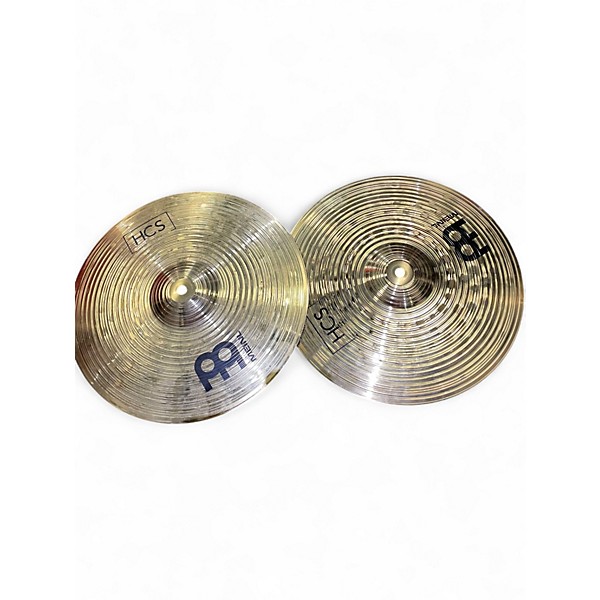 Used MEINL 14in HCS Hi Hat Pair Cymbal