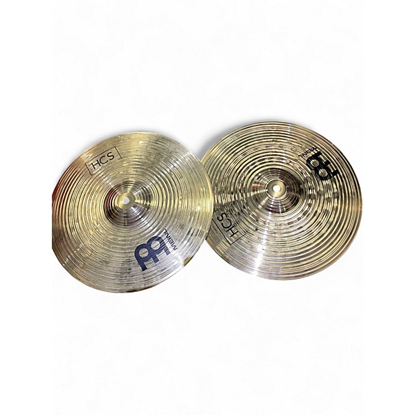 Used MEINL 14in HCS Hi Hat Pair Cymbal