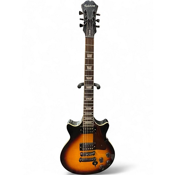 Used Epiphone Genesis Deluxe Pro 2 Color Sunburst Solid Body Electric Guitar