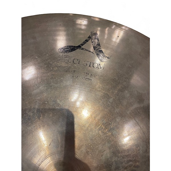 Used Zildjian 20in A custom flat ride Cymbal