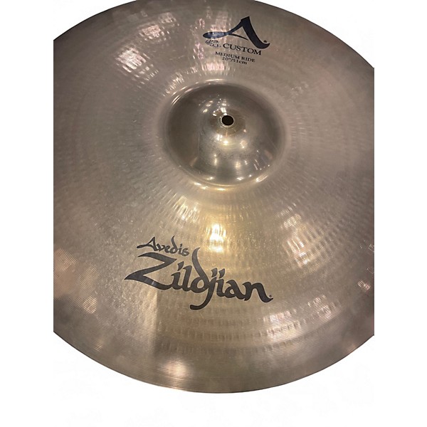 Used Zildjian 20in A Custom Medium Ride Cymbal