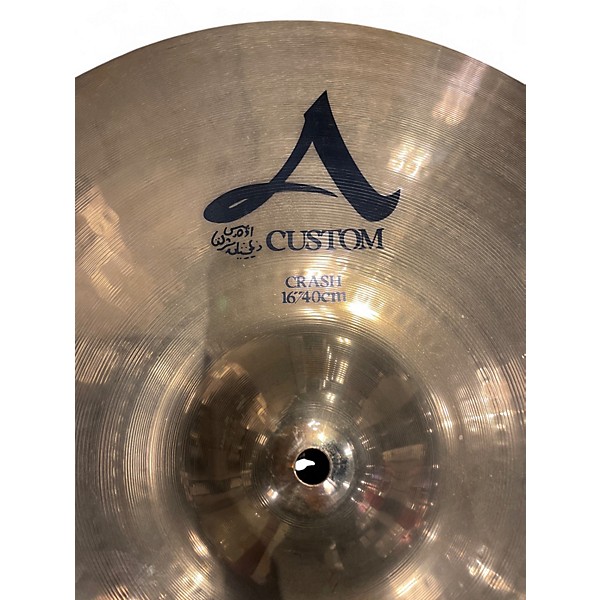 Used Zildjian 16in A Custom Crash Cymbal
