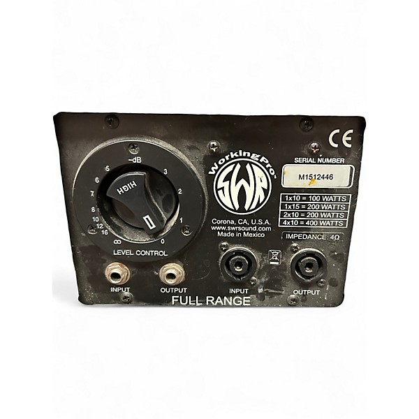 Used SWR WORKINPRO 4X10 Bass Cabinet