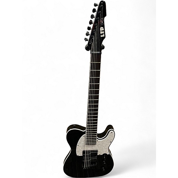 Used ESP LTD SCT607B Stephen Carpenter Signature 7 String Black Solid Body Electric Guitar