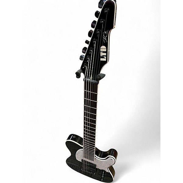 Used ESP LTD SCT607B Stephen Carpenter Signature 7 String Black Solid Body Electric Guitar