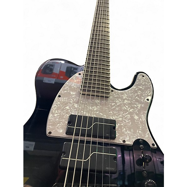 Used ESP LTD SCT607B Stephen Carpenter Signature 7 String Black Solid Body Electric Guitar