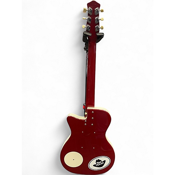 Used Danelectro U-1 Reissue Red Solid Body Electric Guitar