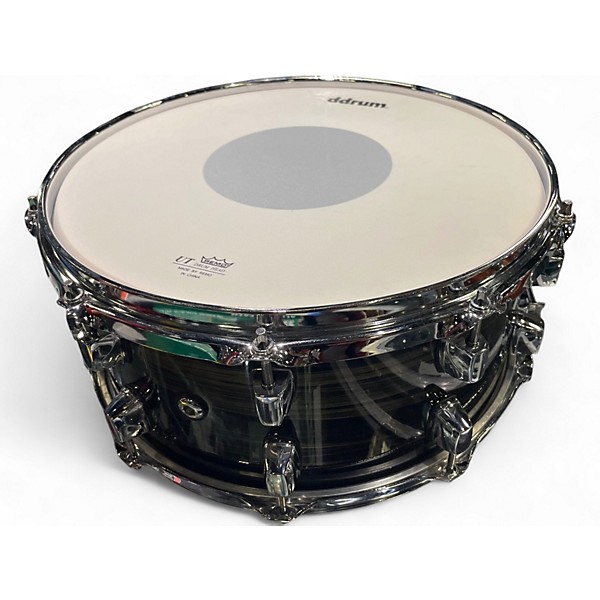 Used ddrum 14in Dominion Maple Snare Royal Olive Drum